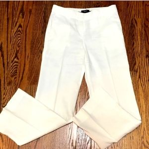 Theory White Linen Pants 2